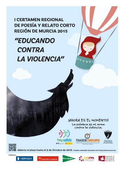 I Certamen de Poesía y Relato Corto “EDUCANDO CONTRA LA VIOLENCIA” Región de Murcia 2015.